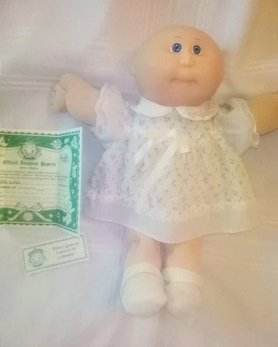 Vintage Preemie Cabbage Patch Kid CPK Dress, Papers, cute!