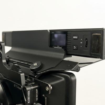 Ausgeknipst Halterung für Aputure MT Pro an ARRI LMB Matte Box (Eyebrow Holder)