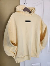 Fear of God Essentials Pullover Hoodie Garden Yellow Small