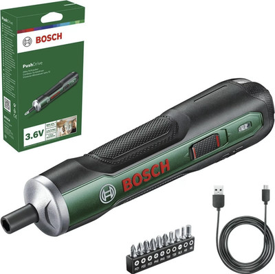 Bosch PushDrive Elektrischer Schraubendreher 06039C6002 Akkuschrauber NEU & OVP