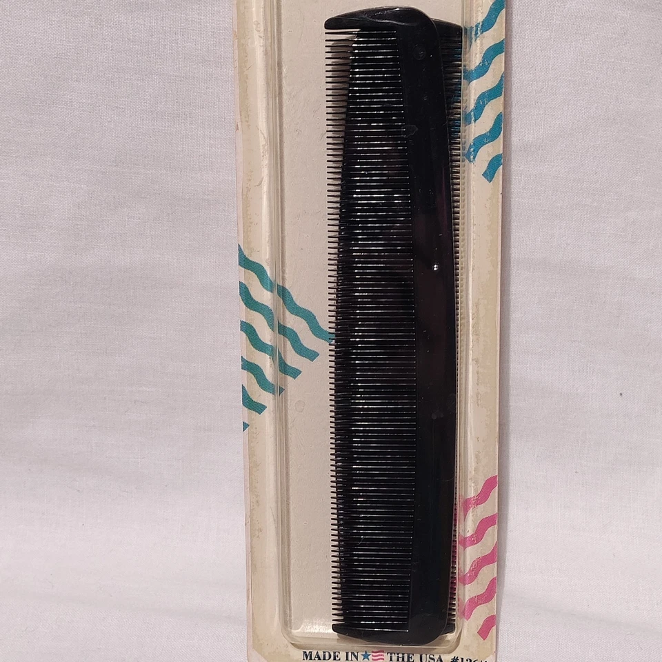 Винтажные небьющиеся расчески Goody США NO126/4 упаковка из 2 новых из старых запасов 1989 - Изображение 4 из 4