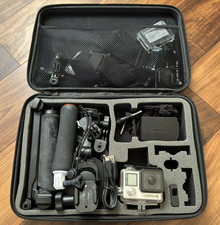 GoPro HERO4 Video Camera Silver with Accessories Lot Bundle Batteries SD card