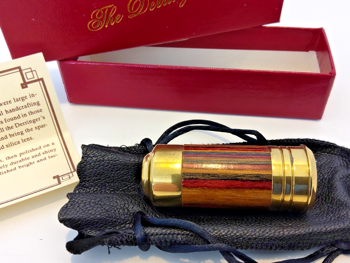 VAN CORT INSTRUMENTS DERRINGER BULLET SHAPE KALEIDOSCOPE WOOD