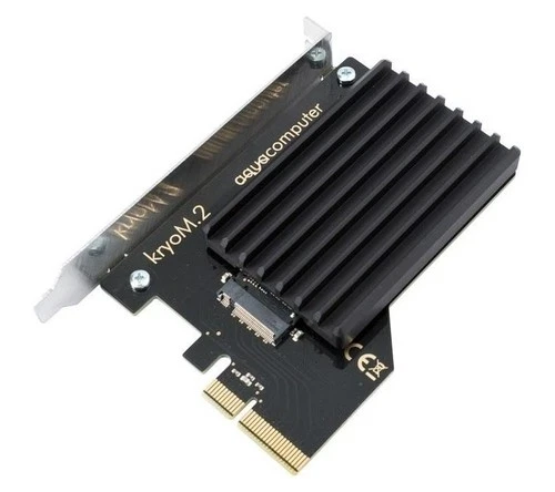 Aqua Computer kryoM.2 M.2 SSM zu PCIe 3.0 x4-Adapter mit Passivkühler   #313134