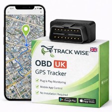 Track Wise OBD GPS Car  Tracker -  Van Vehicle OBD2 Fleet Taxi Easy Fit  Plug In