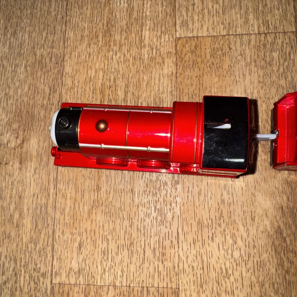 Thomas & Friends Track Master Metallic Motorized James Train Tender Mattel 2013 - Image 3 of 4