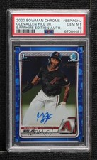 2020 Bowman Chrome Sapphire Edition Prospect Glenallen Hill Jr PSA 10 Auto 06qq