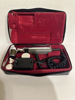 Vintage Sonic Massager 3 Massage Heads & Zipper Case& Tested Working