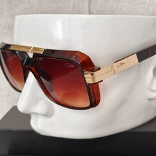 Cazal Sunglasses Tortoiseshell Frame Brown Lens Men's Women's Eyewear New Hiphop