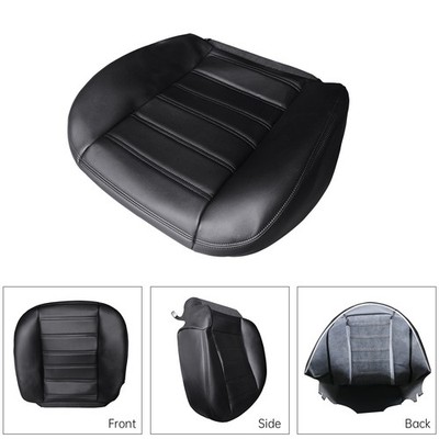 For 2003-2007 Hummer H2 SUV SUT Truck Driver Passenger Leather Seat Cover Black