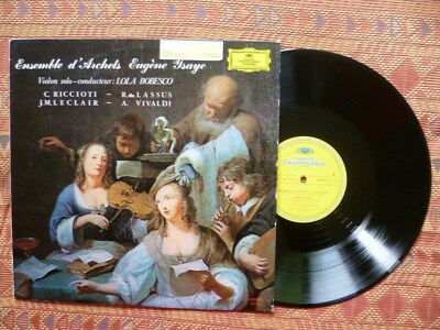 DGG 135 141 LOLA BOBESCO RICCIOTI DE LASSUS LECLAIR VIVALDI VIOLIN