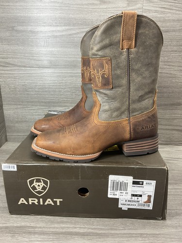 Ariat Men's Hybrid Patriot Country Copper Brown Boot 10038353 Sz 10 D - Picture 2 of 6