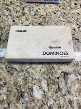 Vintage Standard No. 616 Marblelike Dominoes Puremco Manufacturing Waco USA