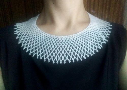Ruth Bader Ginsburg collar necklace 