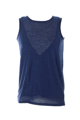 Haut Transparent Bleu Marine à Fleurs - Junior's SO - Taille S - Occasion