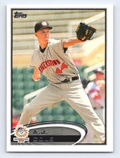 2012 Topps Pro Debut A.J. Cole #183   Hagerstown Suns