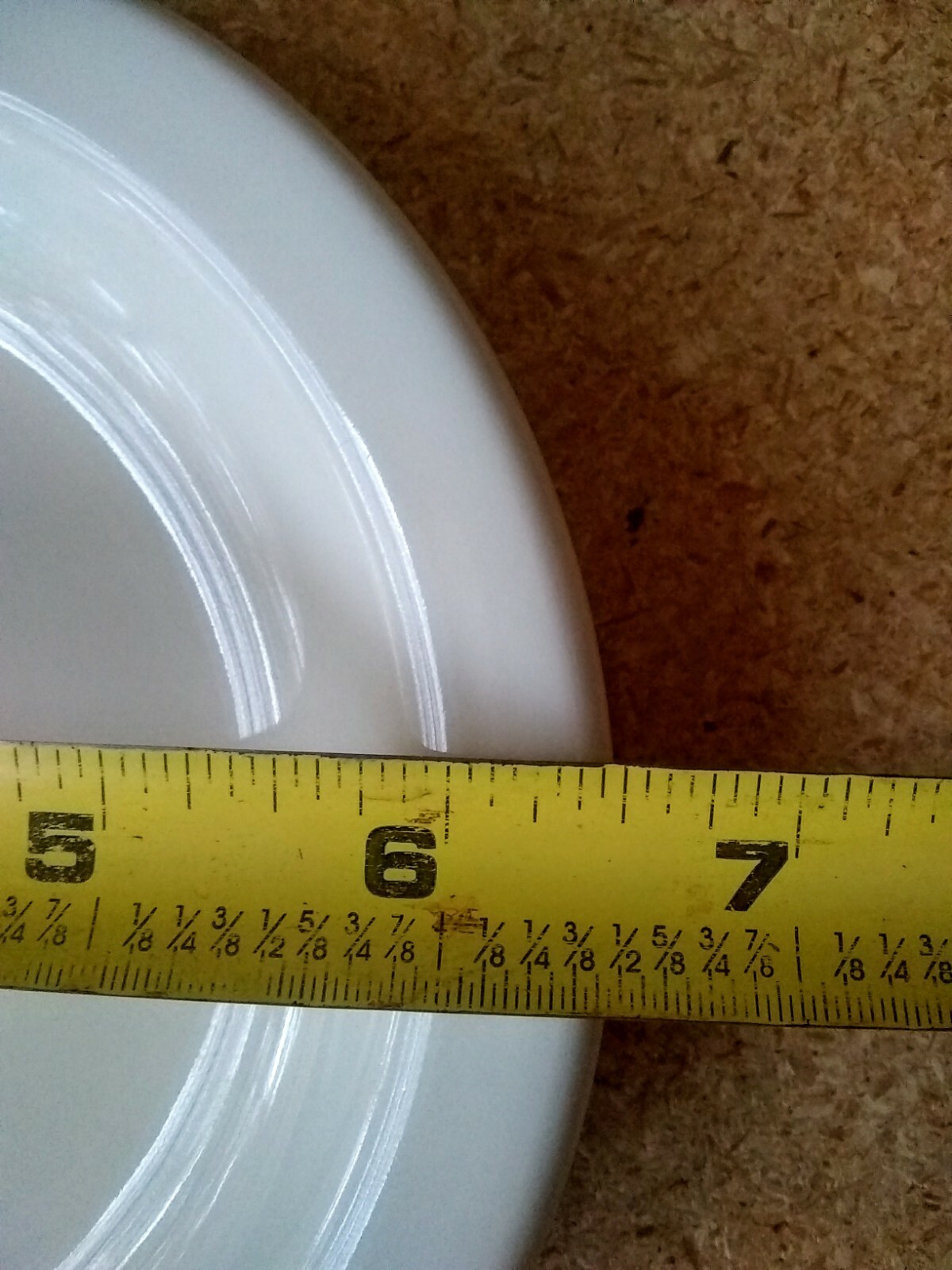 Box of 36 Homer Laughlin China, White Restaurant, Appetizer/Dessert 6 1/2" Plate
