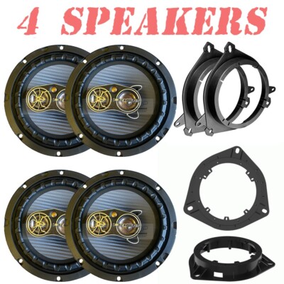 PS-65 300 Watt 4-way 6.5'' Front/Rear Door Speakers for 2001-2007 Toyota Sequoia