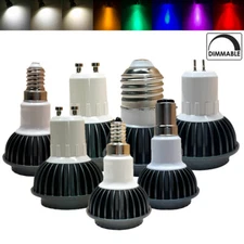 Dimmable Led Spotlight 5W Lamp For 36° Lighting Living 110v/220v Room COB GU10