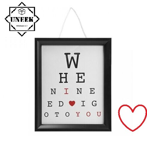 FRAME Valentines Day GF BF Wife Gift 