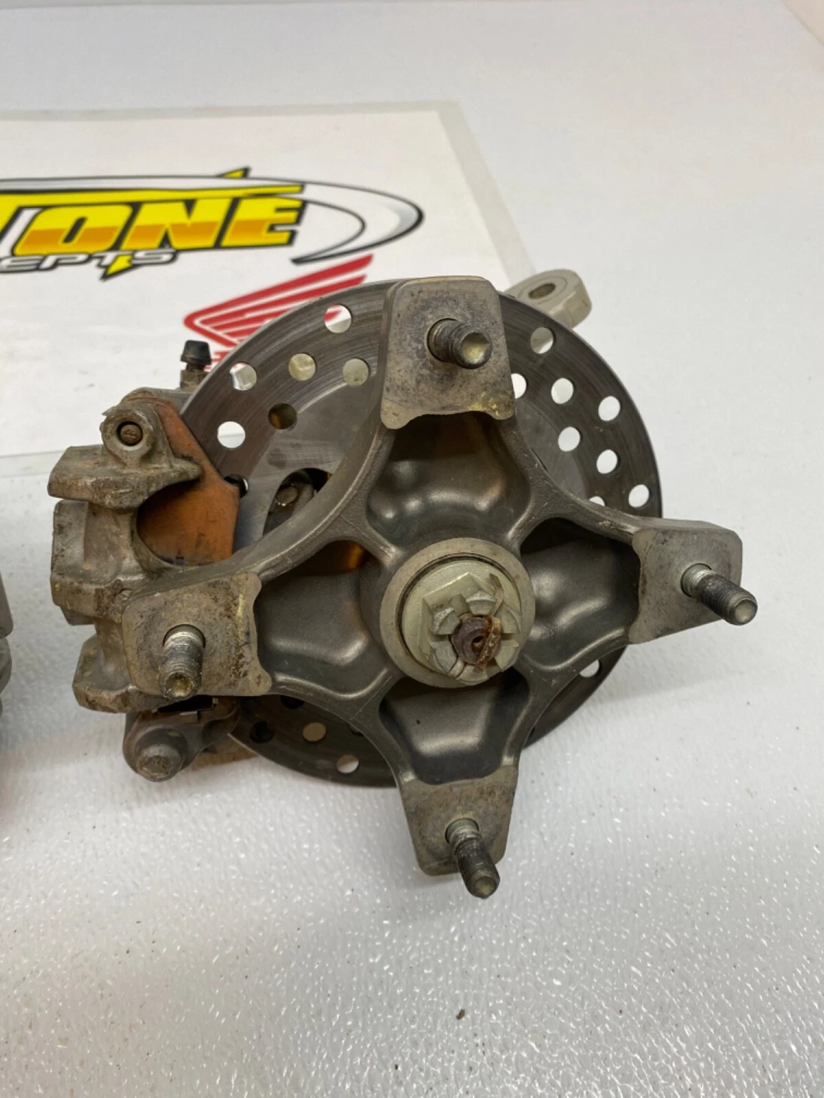 HONDA TRX450R TRX 450R FRONT END WHEEL HUBS SPINDLES CALIPERS UPDATE 400EX 250R