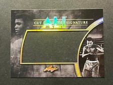 2014 Leaf Q GOLD SPECTRUM PROOF MISSING AUTO & #/1 Muhammad Ali #CS2