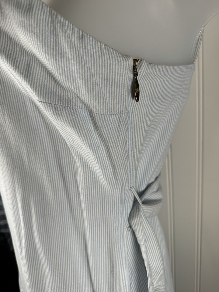 Draper James Embroidered Belted Dress Size 4 eBay