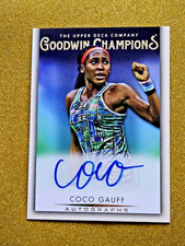 2021 Goodwin Champions Autograph Coco Gauff Rookie ON CARD Auto #A-CG MINT