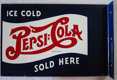 Pepsi:Cola Sold Here Flange Metal Sign | eBay