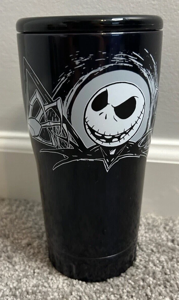Taza Disney Jack Pesadilla Antes De Navidad Tumblr 20oz Taza Acero Inoxidable con Tapa Foto 3 de 4