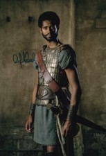 ALFRED ENOCH signed Autogramm 20x30cm TROY FALL OF A CITY in Person autograph