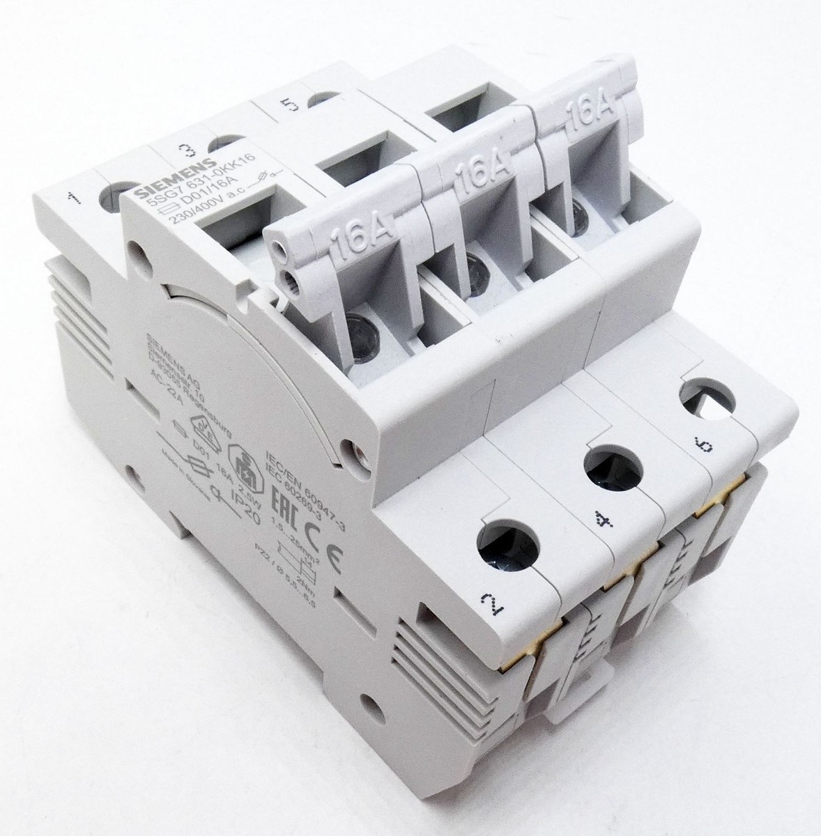 Siemens Minized 16a 400v 3p 5sg7631-0kk16 for sale online | eBay