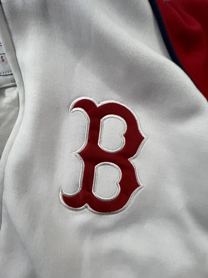 波士顿红袜队美国职棒大联盟轰炸机夹克拉链破损 GIII G3 棒球大号 — 第 2/4 张图片