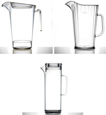 Tough Plastic Jugs, Catering Quality, Select from 3 Types of Jugs, FAST DELIVERY