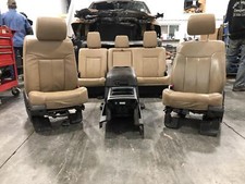 2011-2016 Ford F250-f350 Front Rear Bucket Seats Tan Leather Wheatcoolpwr 2011-2016 Ford F250-f350 Front Rear Bucket Seats Tan Leather Wheatcoolpwr