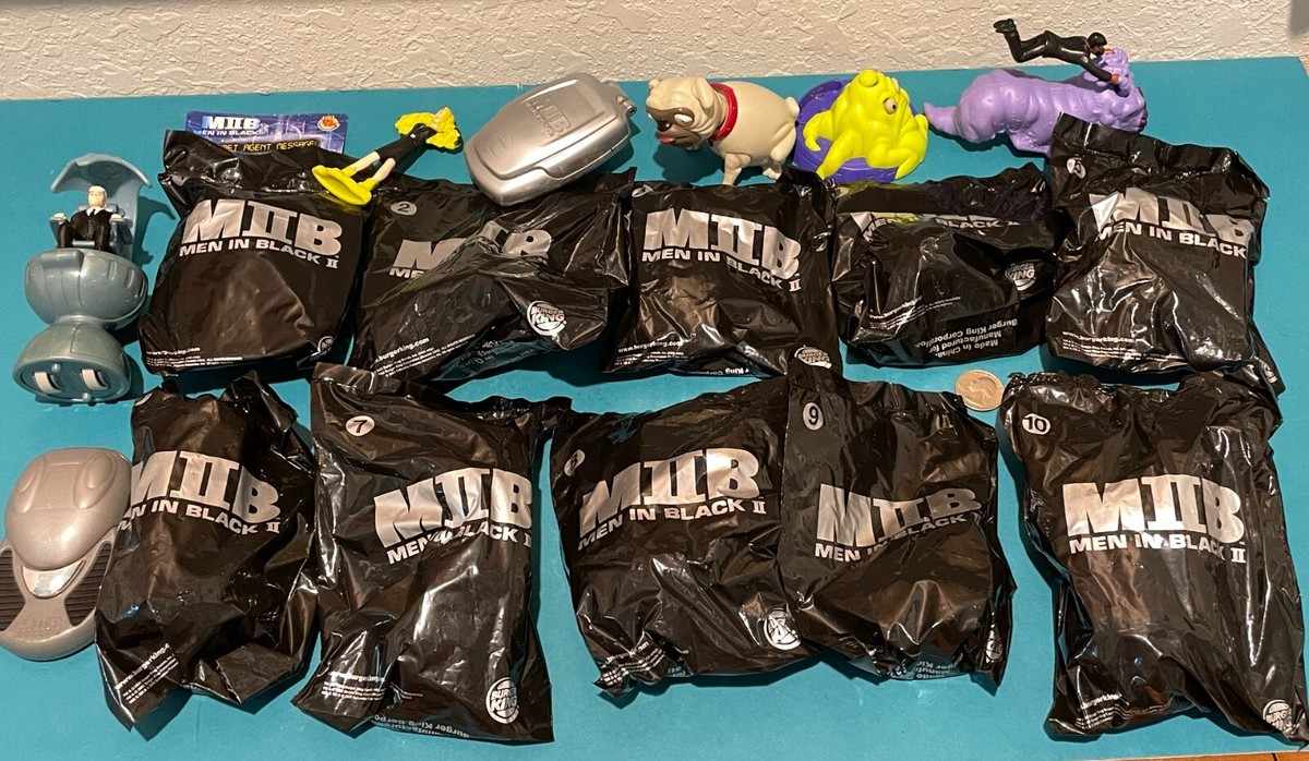 Men in Black MIB II 2002 Burger King Kids Meal Toys - NEW & USED