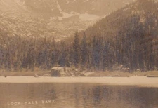 Vintage Postcard Real Photo Lock Dale Lake Nice View 1908 post mark