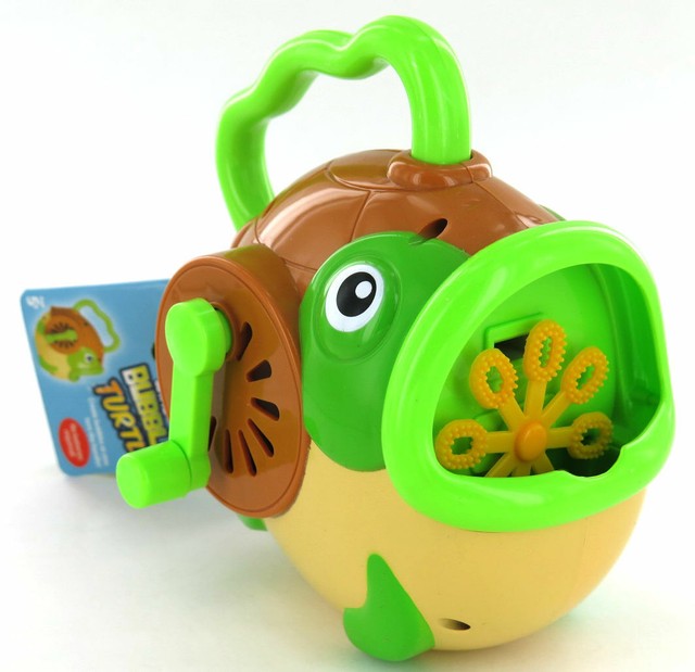Bubble Factory Wind up Blower Turtle Machine Inside Outside Childrens