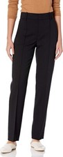 Vince L116507 Womens Black High Waist Tailored Pants Size 12
