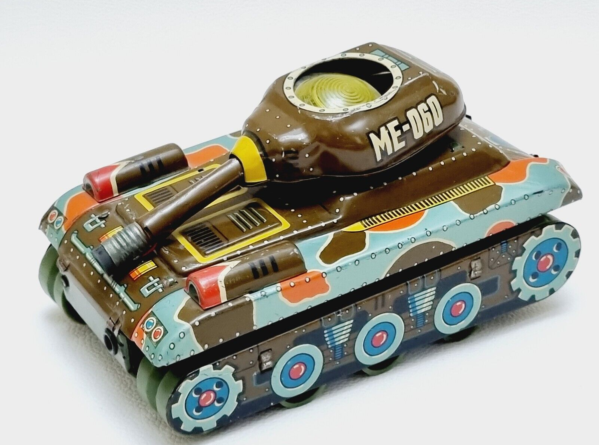 Vintage MF-060 TANK RARE SHEET METAL TOY - FOR PARTS ONLY | eBay