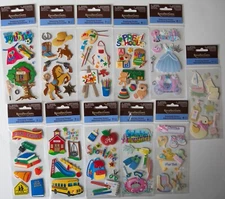 RECOLLECTIONS Stickers, BABY, SCHOOL, KID FUN THEME, You Pick, some Rare!