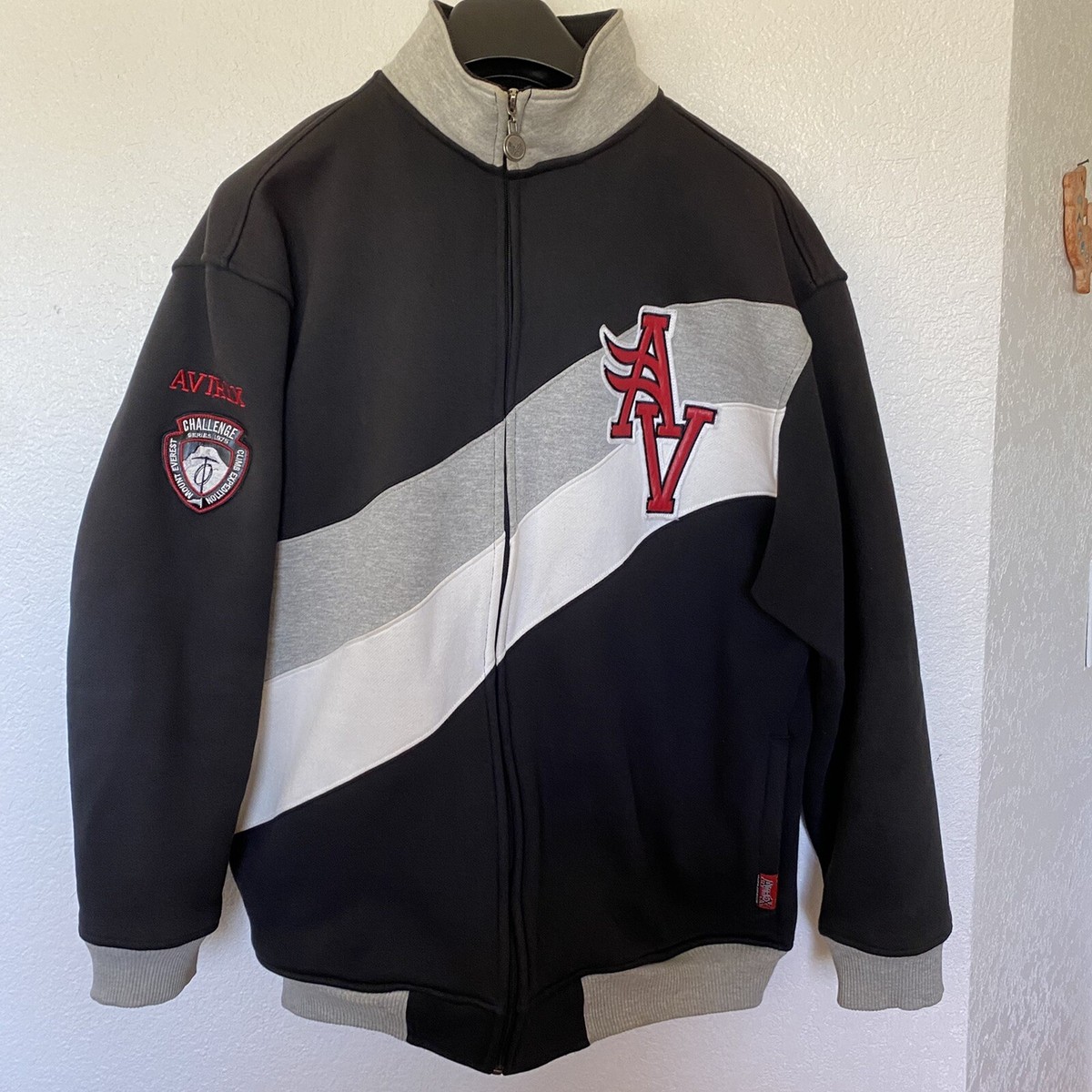 AVIREX 90s レスキュージャケット Rescue ミリタリー L Avirex Jacket Men's Challenge Series 1975 Mount Everest Climb