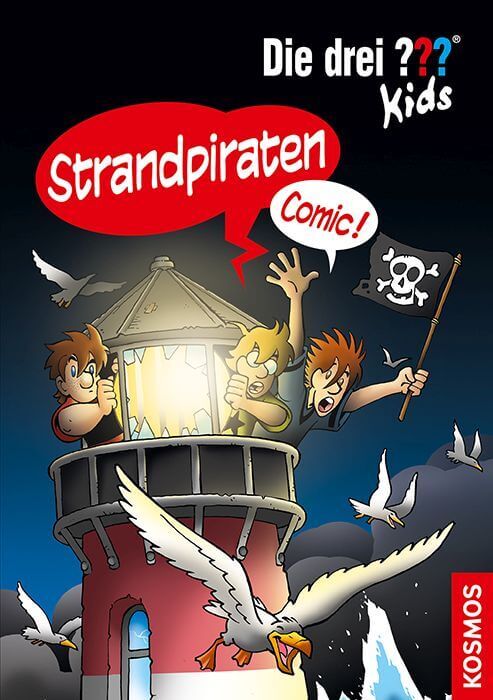 Thumbnail - Kosmos Die Drei ??? Kids Comic - Strandpiraten, Ab 8 Jahre