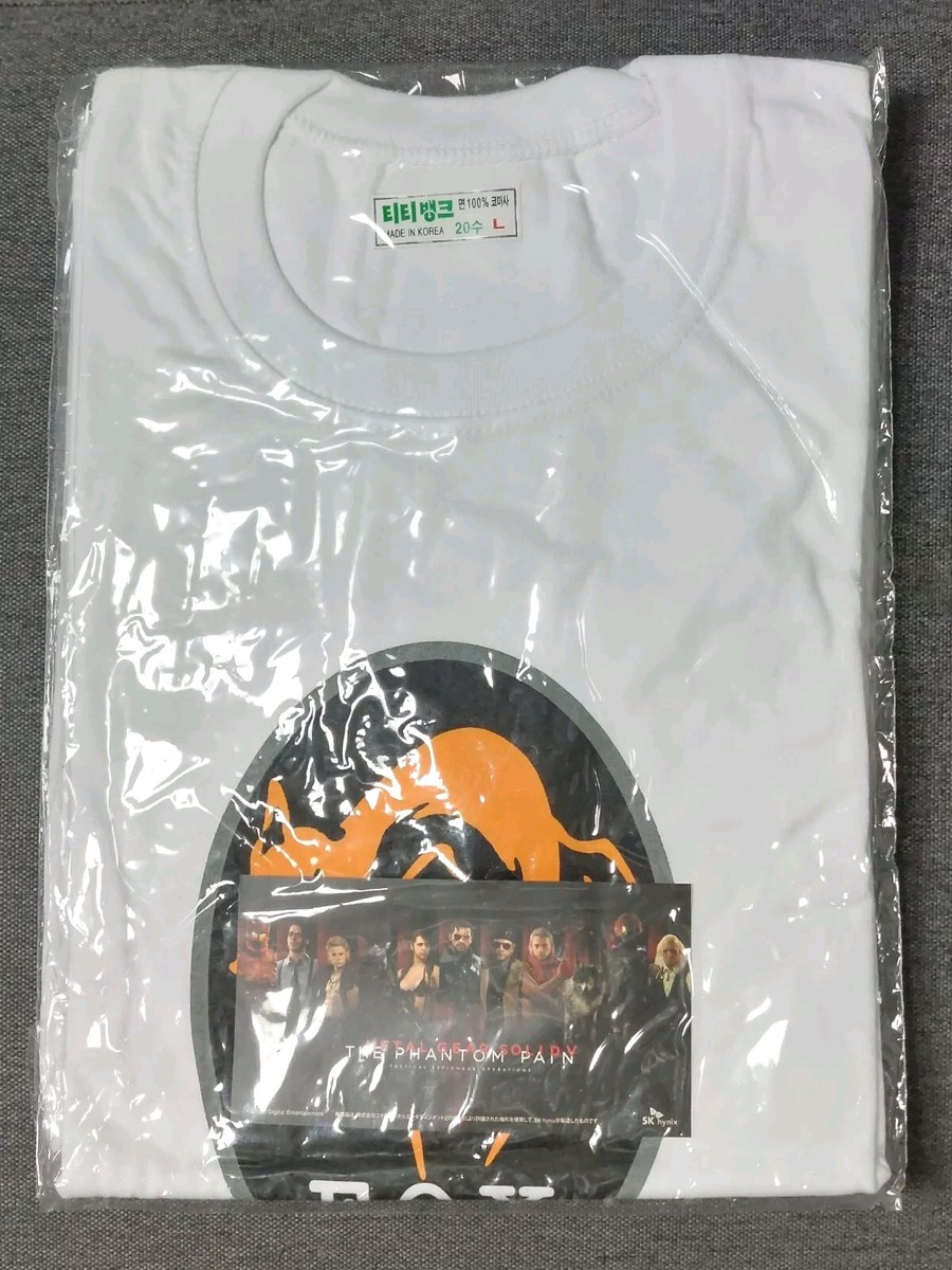 Metal Gear Solid V SK Hynix Promo T-Shirt Set Authentic Official 