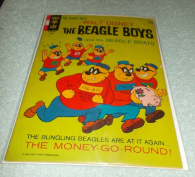 WALT DISNEY THE BEAGLE BOYS AND THE BEAGLE BRATS # 3 GD+ 1966 GOLD KEY COMICS