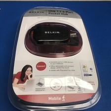 NEW SEALED Belkin F5U045 USB 1.1 4-PORT POCKET HUB