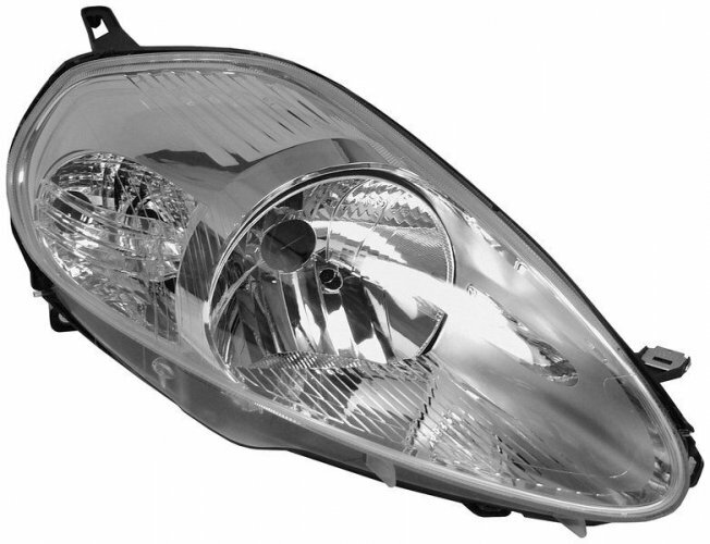 Phare avant droit Fiat Grande Punto pour remplacer un optique cassé ou terni par le soleil 2005-2008