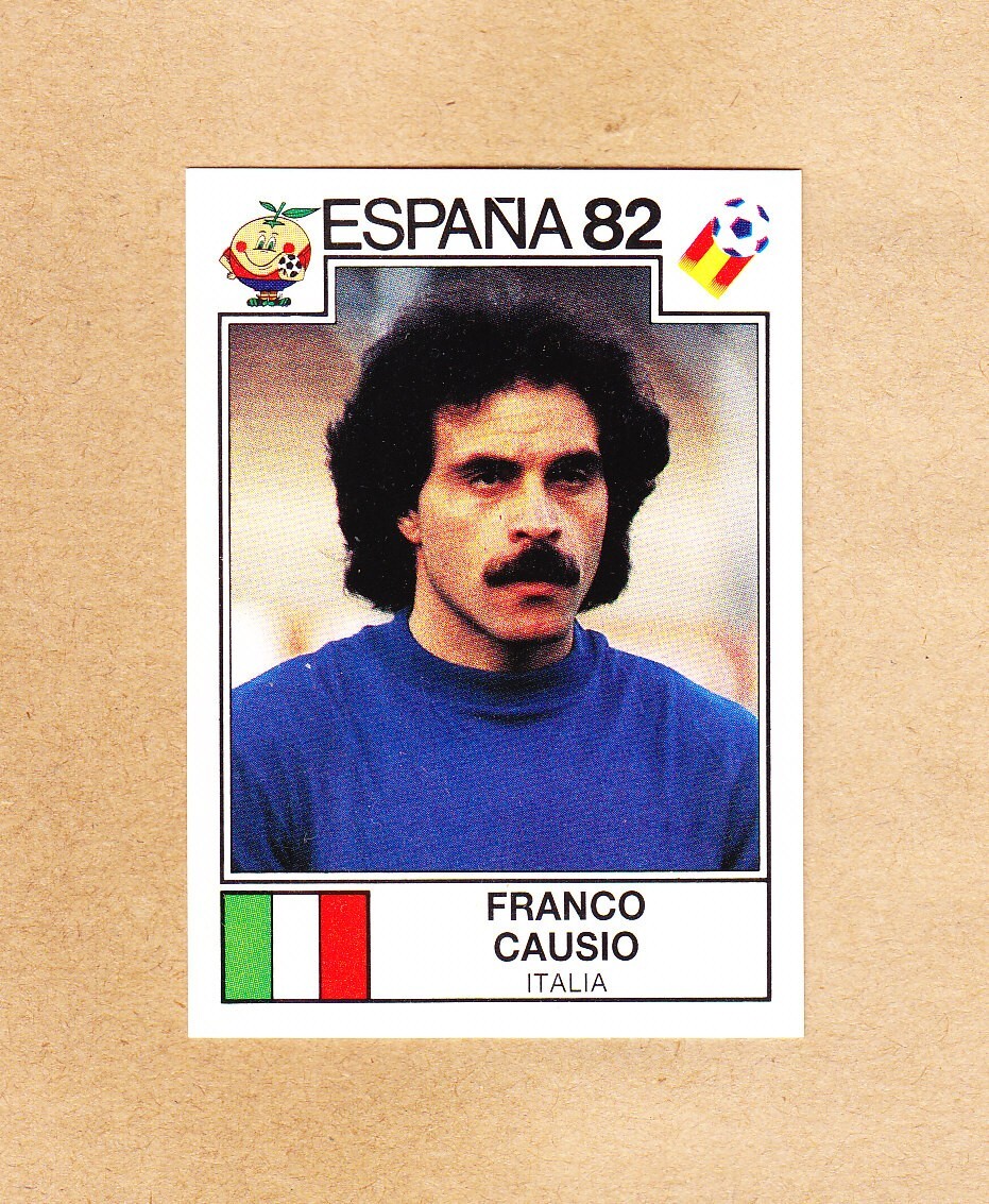 Panini Sonric's - World Cup Story - Espana 82 - Franco Causio - Italy - # 140