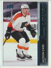 2021-22 Upper Deck Series 1 French Young Guns Loups 238 Jackson Cates Flyers