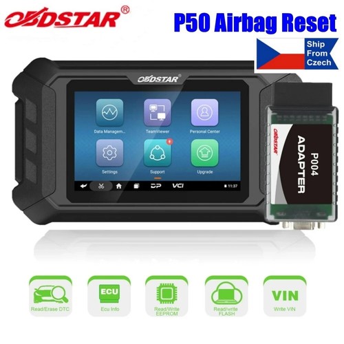 OBDSTAR P50 Reset Tool Over 12400+ E.CU Part No. & Covers 90 Brands by OBD/Bench